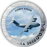 1½ Euros Airbus A400M obverse image