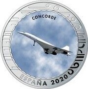 1½ Euros Concorde obverse image