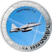 1½ Euros Northrop F-5 obverse image