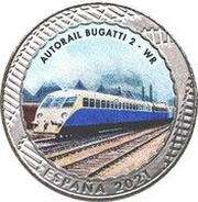 1½ Euros Autorail Bugatti 2 - WR obverse image