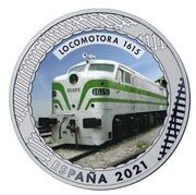 1½ Euros Locomotive 1615 obverse image
