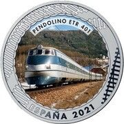1½ Euros Pendolino ETR 401 obverse image
