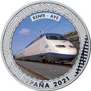 1½ Euros Renfe - AVE obverse image
