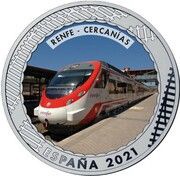 1½ Euros Renfe - Cercanías obverse image