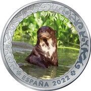 1½ Euros Giant otter obverse image