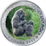 1½ Euros Gorilla obverse image