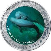 1½ Euros Irrawaddy dolphin obverse image