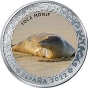 1½ Euros Monk seal obverse image