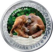 1½ Euros Orangutan obverse image