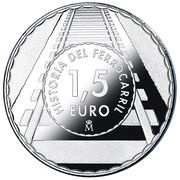 1½ Euros Adler reverse image