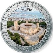 1½ Euros Castle of Bellver obverse image
