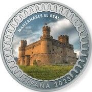1½ Euros Castle of Manzanares el Real obverse image