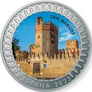 1½ Euros Castle of San Marcos obverse image