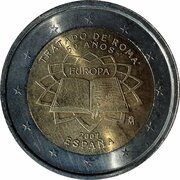 2 Euros Treaty of Rome obverse image