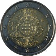 2 Euros 10 Years of Euros Cash obverse image