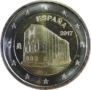2 Euros Churches of the Kingdom of Asturias obverse image