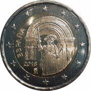 2 Euros Old Town of Santiago de Compostela obverse image