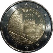 2 Euros Old Town of Avila obverse image