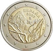 2 Euros Garajonay National Park obverse image