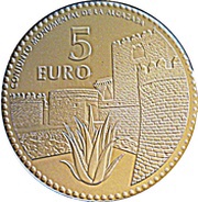 5 Euros Almería, Spain, 2010 reverse image