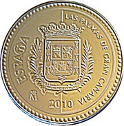 5 Euros Las Palmas de Gran Canaria obverse image