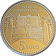 5 Euros Melilla, Spain, 2010 reverse image