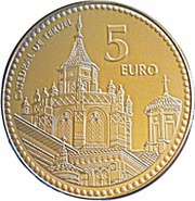 5 Euros Teruel, Spain, 2011 reverse image