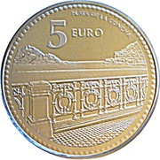 5 Euros San Sebastián, Spain, 2011 reverse image