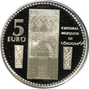 5 Euros Córdoba, Spain, 2011 reverse image