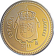 5 Euros Cáceres obverse image