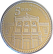 5 Euros Castellón de la Plana, Spain, 2011 reverse image