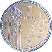 5 Euros Ciudad Real, Spain, 2011 reverse image