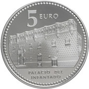 5 Euros Guadalajara, Spain, 2012 reverse image