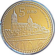 5 Euros Salamanca, Spain, 2012 reverse image