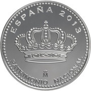 5 Euros Royal Palace of La Almudaina obverse image