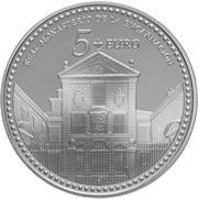 5 Euros Royal Monastery of La Encarnación, Spain, 2013 reverse image