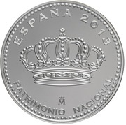 5 Euros Monastery of Las Descalzas Reales obverse image