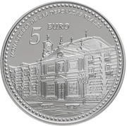 5 Euros Monastery of Las Descalzas Reales, Spain, 2013 reverse image