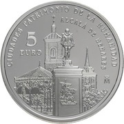5 Euros Alcalá de Henares, Spain, 2014 reverse image