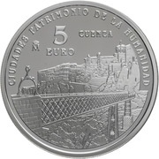 5 Euros Cuenca, Spain, 2015 reverse image