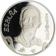 10 Euros Salvador Dalí - Autorretrato blando con bacon frito obverse image