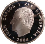 10 Euros - Juan Carlos I FIFA World Cup, Germany 2006 obverse image