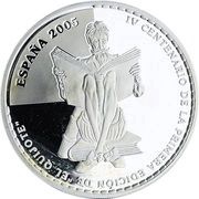 10 Euros Don Quixote - Windmills obverse image