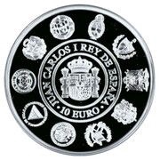 10 Euros - Juan Carlos I Archive of the Indies obverse image