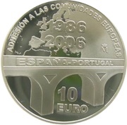 10 Euros - Juan Carlos I European Union, Spain, 2006 reverse image