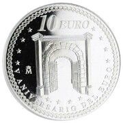 10 Euros - Juan Carlos I Euro Circulation - Cooperation, Spain, 2007 reverse image