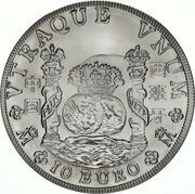 10 Euros - Juan Carlos I Year of Spain in China reverse image