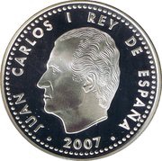 10 Euros - Juan Carlos I Expo Zaragoza - Water Tower obverse image