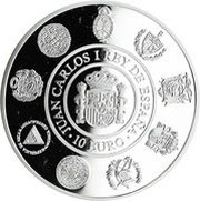 10 Euros - Juan Carlos I Sailing obverse image