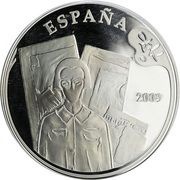 10 Euros Salvador Dalí - Portrait of Gala obverse image